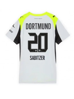 Billige Borussia Dortmund Marcel Sabitzer #20 Bortedrakt Dame 2025-26 Kortermet